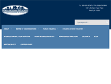 Tablet Screenshot of peoriahousing.org